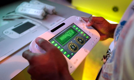 Gamer plays on Wii U 