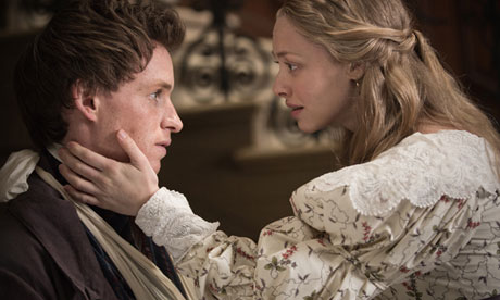 Eddie Redmayne and Amanda Seyfried in Les Misérables