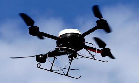 Police aerial surveillance drone