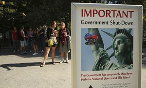 US shutdown, Statue Of Liberty