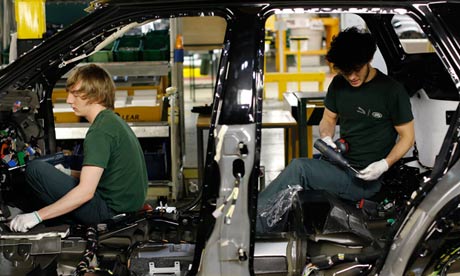 Range Rover production At Jaguar Land Rover Halewood Factory