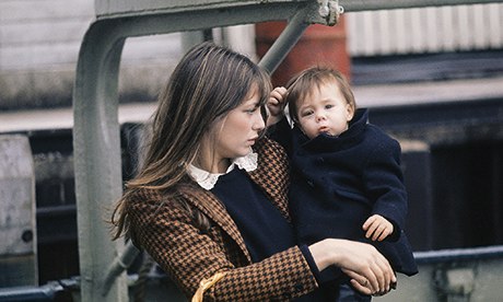 Jane Birkin and Charlotte Gainsbourg, 1971. 