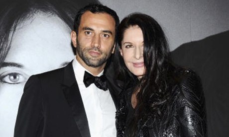 Marina Abramovic with Riccardo Tisci