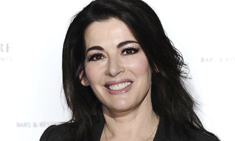 Nigella Lawson at book signing in 2012