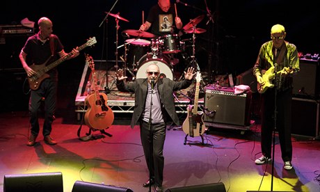 Graham Parker and the Rumour onstage at the Academy, Leeds
