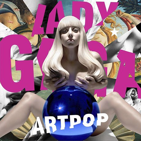 Lady Gaga Artpop album cover by Jeff Koons