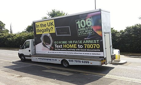 Home Office 'Go Home' van