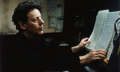 Phillip Glass at piano 