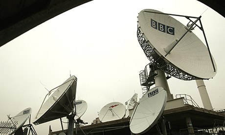 BBC satellite dishes