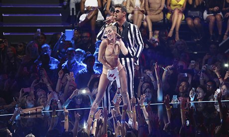 Robin Thicke and Miley Cyrus