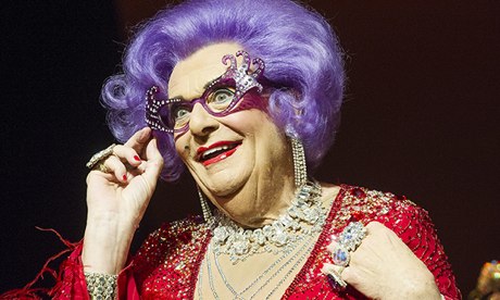 'Effortless control': Barry Humphries as Dame Edna in Eat Pray Laugh, his farewell tour.