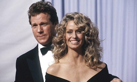 Ryan O'Neal and Farrah Fawcett