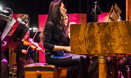 Ya-Fei Chuang on stage at piano