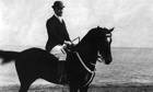 Gabriele D'Annunzio On Horseback