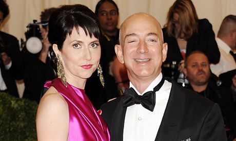 Jeff Bezos and his wife Mackenzie