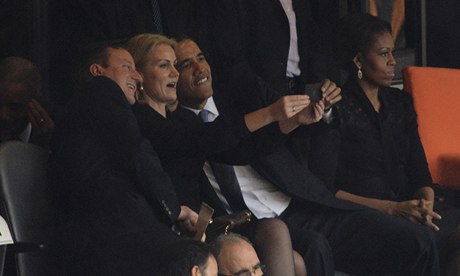 David Cameron, Helle Thorning-Schmidt, Barack Obama and Michele Obama
