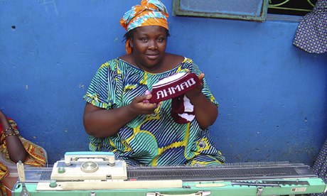 Nigerian woman with hat