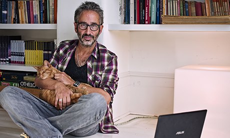 David Baddiel at his home in London