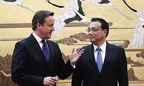 British Prime Minister David Cameron Visits China