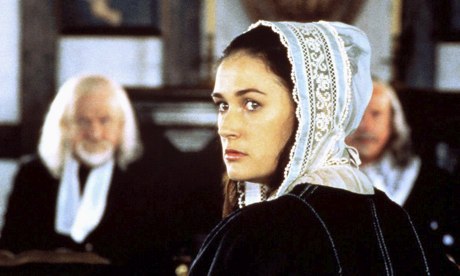 Scene from The Scarlet Letter, 1995, starring Demi Moore