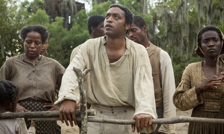 Chiwetel Ejiofor as Solomon Northrup in a scene from 12 Years A Slave.