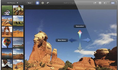 iPhoto app for iPad