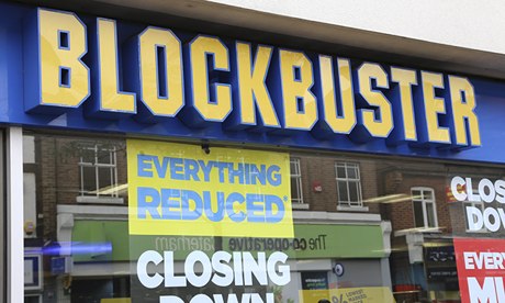 Blockbuster Video Shuts a Quarter of Stores