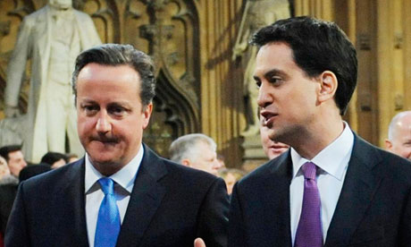 David Cameron and Ed Miliband