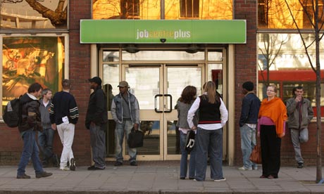 People outside JobCentre Plus