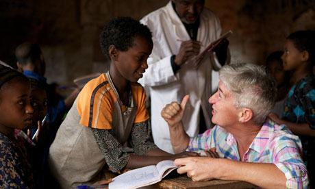 VSO volunteer in Ethiopia