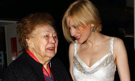 Nancy Wake with Cate Blanchett