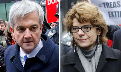 Chris Huhne and Vicky Pryce
