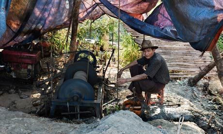 Burma oil rush