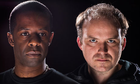 Adrian Lester and Rory Kinnear in the National Theatre's new production of Othello.