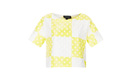 Check flock spot Topshop Tee