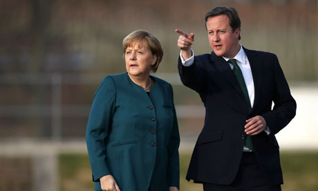 Cameron Meets Merkel In Meseberg