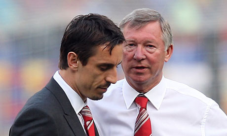 Alex Ferguson and Gary Neville
