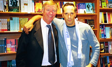 Simon Hattenstone with Alex Ferguson