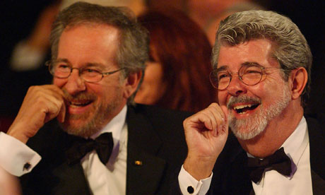 Steven Spielberg and George Lucas