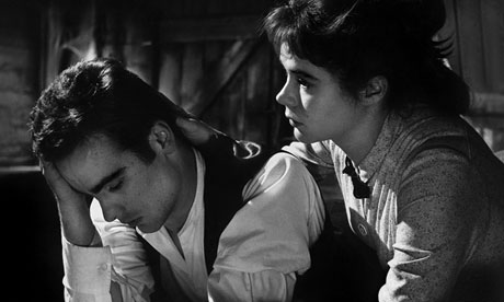 Dean Stockwell and Heather Sears in the 1960 film version of Sons and Lovers.