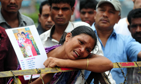 Protest over Savar Rana Plaza building collapse