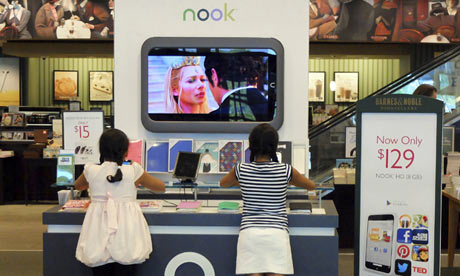 Barnes & Noble's Nook e-reader has struggled against rival Amazon's Kindle as bookshops everywhere remain troubled against the internet market.