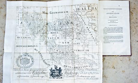 Roman map of Britain, a hoax by Charles Bertram