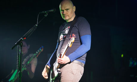 Billy Corgan of the Smashing Pumpkins onstage at O2 Academy Glasgow