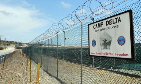 Fence on perimeter of Camp Delta, Guantánamo Bay