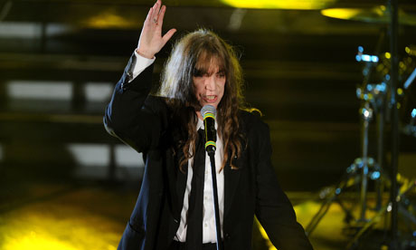 Patti Smith performs in San Remo, Italy, in 2012.