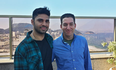 Glenn Greenwald and his partner David Miranda