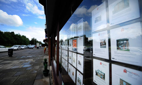 estate agent window