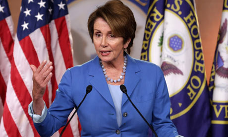 Nancy Pelosi at press conference