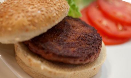 The 'Google burger' … it looks like beef, tastes like beef …
